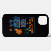 Send Pizza Robot Battery 5% Gaming Foodie Funny Case-Mate iPhone Case (Achterkant (horizontaal))