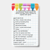 SEND Student Support Crayon Maths Pass Badge (Achterkant)