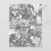 Sendai Japan City Map Briefkaart (Voorkant)