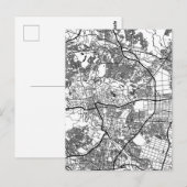 Sendai Japan Stadkaart Briefkaart (Voorkant / Achterkant)