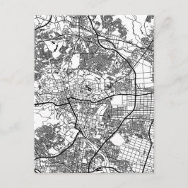 Sendai Japan Stadkaart Briefkaart