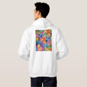 Sendai Japan Stadkaart Hoodie (Achterkant volledig)