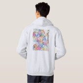 Sendai Japan Stadkaart Hoodie (Achterkant volledig)