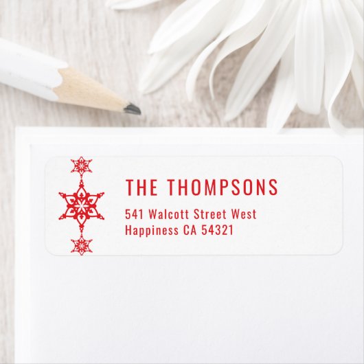 SENDER moderne feestelijke vakantie schattige snee Etiket (Insitu)