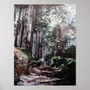 Sendero/Corredoira/Voetweg Poster