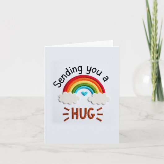 Sending a Hug GET WELL SOON Card Kaart (Voorkant)