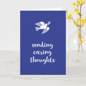 Sending carbions Sympathie Kaart (Gele Bloem)