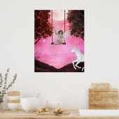 Sending for the Unicorn - Fantasy Print (Keuken)