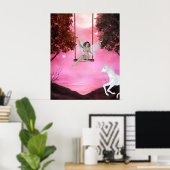 Sending for the Unicorn - Fantasy Print (Thuiskantoor)