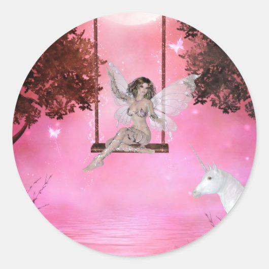 Sending for the Unicorn - Fantasy Sticker (Voorkant)