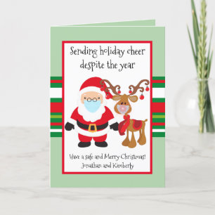 Sending Holiday Cheer Ondanks 2021 Feestdagen Kaart