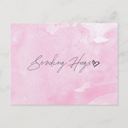 Sending Hugs Briefkaart (Voorkant)