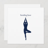 Sending Love Art Card Feestdagenkaart (Voorkant / Achterkant)