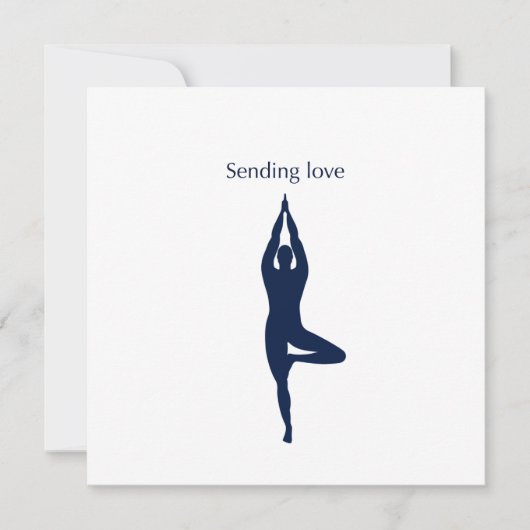 Sending Love Art Card Feestdagenkaart (Voorkant)