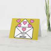 Sending Love Birthday Kaart (Voorkant)