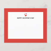 Sending Love Calligraphy Dove Valentijnsdag Card (Achterkant)