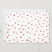 Sending Love Cute Typography Valentijnsdag Flat Feestdagenkaart (Achterkant)