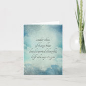 Sending Love Denking of You  Style Card Kaart (Voorkant)