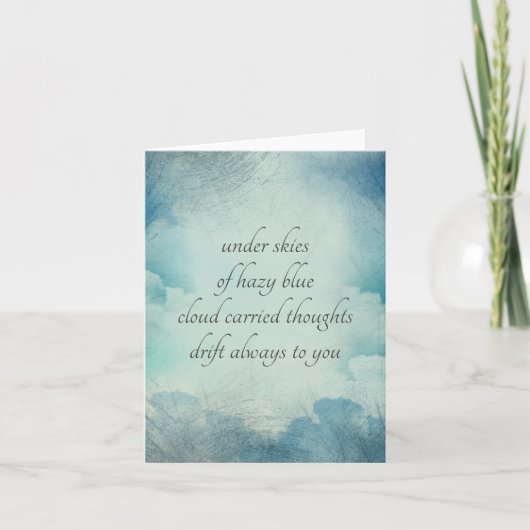 Sending Love Denking of You  Style Card Kaart (Voorkant)