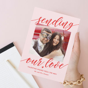 Sending Love Editable Color Valentijnsdag Kaart