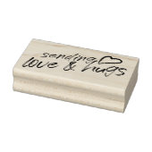 Sending Love en knuffels Rubberstempel (Stempel)