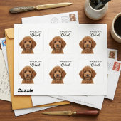 Sending Love From Detroit  Vierkante Sticker