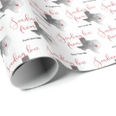 Sending Love from Texas - Valentijnsdag Cadeaupapier (Rol Hoek)