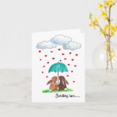 Sending Love Kaart (Gele Bloem)