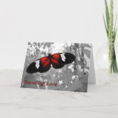 Sending Love Kaart via Carrier Butterfly (Voorkant)