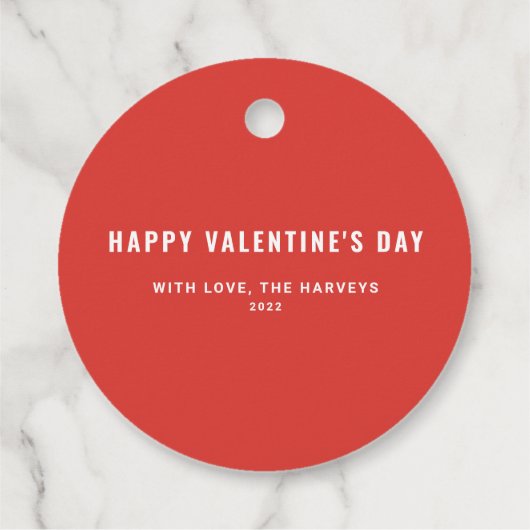 Sending Love Modern Calligraphy Valentijnsdag Bedankjes Labels (Achterkant)