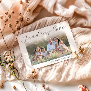 Sending Love Photo Valentijnsdag Feestdagenkaart