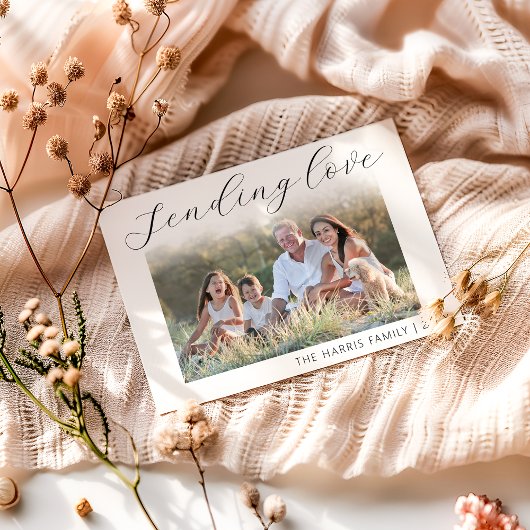 Sending Love Photo Valentijnsdag Feestdagenkaart