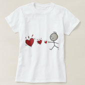 sending love t-shirt (Design voorkant)