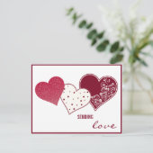 Sending Love, Valentijn Briefkaart (Staand voorkant)