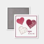 Sending Love, Valentijn Magneet (Voorkant / Achterkant)