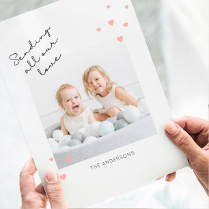 Sending Love Valentijnsdag Photo Magnet