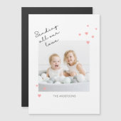 Sending Love Valentijnsdag Photo Magnet (Voorkant / Achterkant)