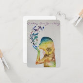 Sending Love Wenskaarten Kaart (Voorkant / Achterkant in situ)