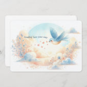 Sending Love Your Way – Personalized Flat Card Feestdagenkaart (Voorkant / Achterkant)