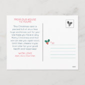 Sending (sociale afkomst) Christmas Wishes custom Feestdagenkaart (Achterkant)