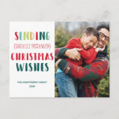 Sending (sociale afkomst) Christmas Wishes custom Feestdagenkaart (Voorkant)
