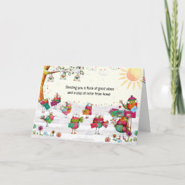 Sending You a Flock of Good Vibes, Neon Birds Kaart