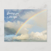 Sending You a Little Light Rainbow Thinking of You Briefkaart (Voorkant)