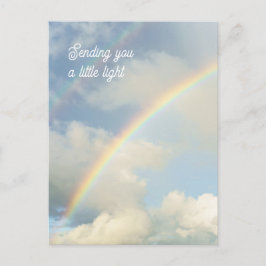 Sending You a Little Light Rainbow Thinking of You Briefkaart