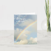 Sending You a Little Light Rainbow Thinking of You Kaart (Voorkant)