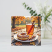 Sending You Autumn Blessings Kaart (Staand voorkant)