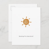 Sending You Sunshine Card Briefkaart (Voorkant / Achterkant)