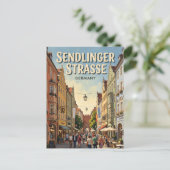 Sendlinger Straße München Duitsland Briefkaart (Staand voorkant)
