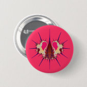 Seneca Bug Ronde Button 5,7 Cm (Voorkant /achterkant)