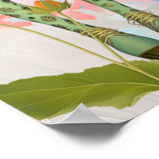 Seneca citeert grillige moderne collage poster (Hoek)